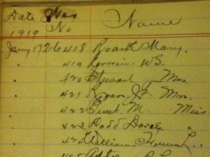 White Ledger detail