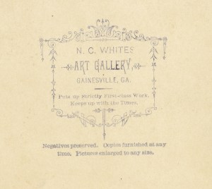 White, N.C.  cabWomanWhiteDress back