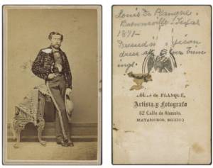 Louis_De_Planque_Brownsville__Texas_1871__Dressed_in_Mexican_dress_all_silver_trimmings