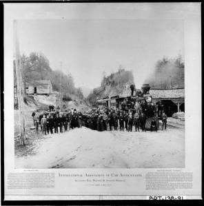 Allatoona_Pass_Bartow_County_April_18_1887_A_grouping_of_the_International_Association_of_Car_Accountants_with_the_locomotive_General_at_Allatoona_Pass_on_the_Western_and_Atlantic_railroad_in