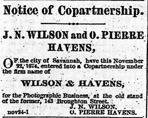Wilson & Havens Copartnership1874