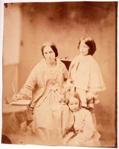 NPG P148; Julia Margaret Cameron with her two children, Henry Herschel Hay and Charlie Hay by Unknown photographer