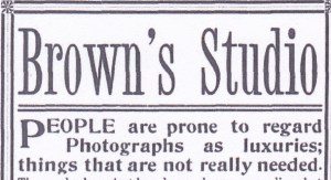 Brown, H.W. Tifton Sept.1909 detail