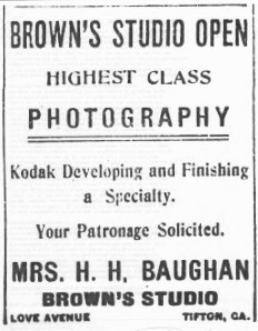 Tifton Gazette, Nov. 1, 1912 p. 9 c.5