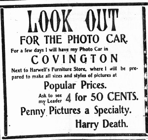 Death, Harry, Covington 1906