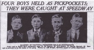 Wright, Jeff Speedway Pickpockets 1910