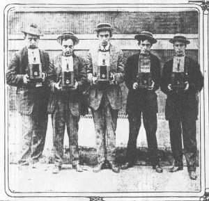 Atl. photojournalists Winn, Matthewson, Brown, Mills, Price 1913