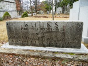 The grave of William A. Kuhns, Oakland Cemetery, Atlanta, Georgia
