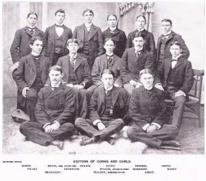 Editors of the Corks and Curl, 1896, photo by R. W. Holsinger, in issue # ?
