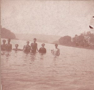 Swimmers, unknown ca.1900 detail