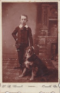 Bennett, W.L. cab Acworth boy&amp;dog