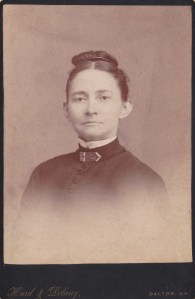 Hurd &amp; Delany cab c1888 unid woman