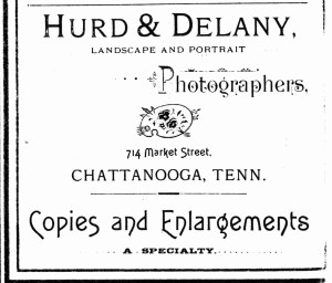 Hurd &amp; Delany, Chattanooga adv. 1891 cd