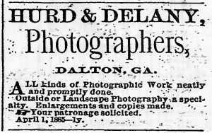 Hurd &amp; Delany, Dalton adv. 1886 N GA Citizen 4Feb p3c7