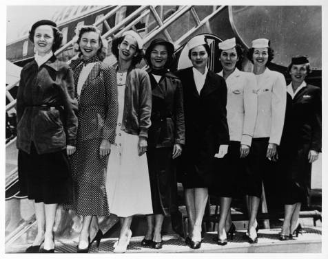 Women_modeling_evolution_of_Eastern_Air_Lines_flight_attendant_uniforms_circa_1960s-2