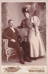 Wilson & Royall cab 1896 stylish couple